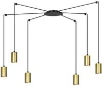 Lampada a Sospensione Traker, Nero, Acciaio, 300x300x14 cm, EPIKASA