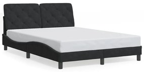 Giroletto Con Luci Led Nero 140x200 Cm İn Velluto /