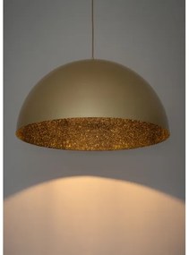 Lampadario a sospensione con filo SFERA 1xE27/60W/230V diametro 35 cm oro/nero