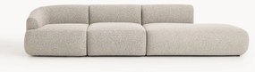 Chaise longue componibile 2 posti in bouclé Sofia