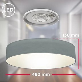 BK Licht 1393 - Plafoniera LED LED/20W/230V grigio