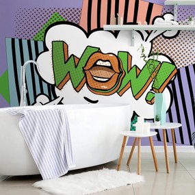 Carta da parati – Elegante pop art viola – WOW!
