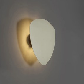 Lampada da parete di design beige organica 32 cm 2 luci - Pulley