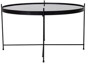 Tavolino rotondo nero ø 70 cm Venezia - House Nordic