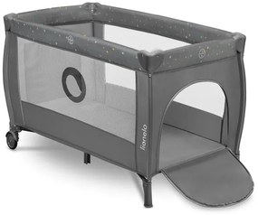 Lionelo - Lettino da viaggio STEFI PLUS Grigio Multicolore
