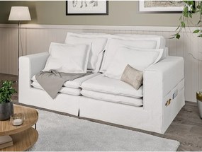 Divano bianco 196 cm Nora – Ropez