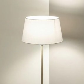 Brilagi - Lampada da terra LED CERIA 1xE27/40W/230V diametro 30 cm bianco/cromo opaco