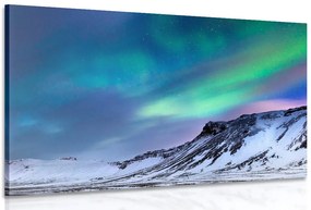 Quadro su tela – Aurora boreale norvegese