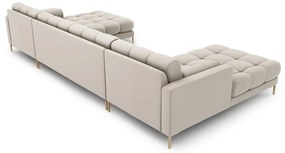 Divano angolare a U beige Bali - Cosmopolitan Design