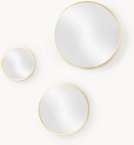 Set di 3 specchi rotondi da parete Ida