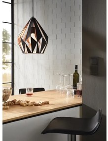 Eglo 49254 - Lampadario CARLTON 1 1xE27/60W/230V