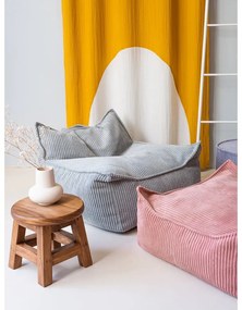 Pouf a sacco per bambini color menta con rivestimento in velluto a coste Chair – Wigiwama