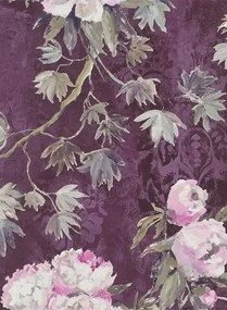 Designers Guild Carta da parati Floreale - Damson
