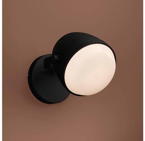 Eglo 390081 - Applique UPANEMA 1xE27/28W/230V nero