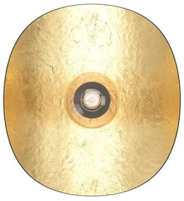 Eglo 390394 - Applique SACEDA 1xE27/40W/230V nero/oro