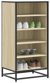 Scarpiera Rovere Sonoma 48x38x97,5 Cm İn Legno Multistrato /