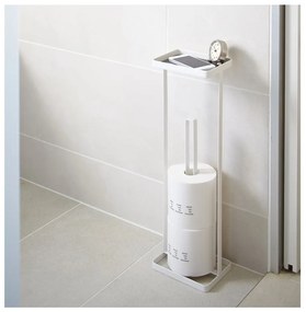 Distributore di carta igienica bianco con ripiano Tower - YAMAZAKI