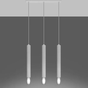 Sollux SL.0959 - Lampadario su corda VIZIER 3xG9/40W/230V bianco