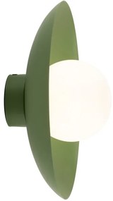 Applique SLATE 1xG9/8W/230V diametro 28 cm verde