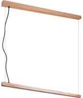 Lampada a Sospensione da Interno a led in Legno naturale Legno Naturale