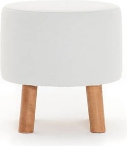 Sgabello bianco Silindir - Balcab Home