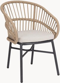 Set di 2 sedie da giardino impilabili con braccioli Odivelas