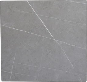 Piano per tavolo quadrato in pietra effetto Cemento 70x70 cm