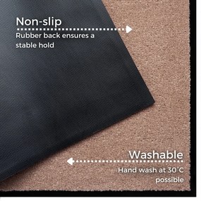 Tappetino beige 80x60 cm - Ragami