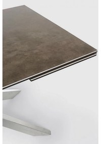 Tavolo allungabile acciaio ceramica Arzachel cm 160-240 x 90