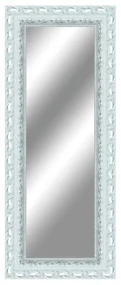 Specchio SHARON rettangolare in legno bianco 144 x 59 cm