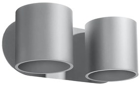 Luce Spot da parete ORBIS 2xG9/40W/230V grigio