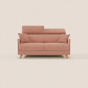 Sole divano letto matrimoniale design compatto - poggiatesta reclinabili e 100% sfoderabile in tessuto smacchiabile T23