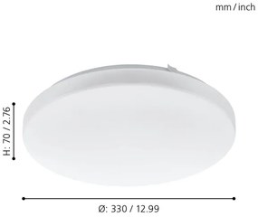 Eglo 97872 - Plafoniera LED FRANIA LED/14,6W/230V