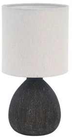 Lampada da tavolo Versa Nero Ceramica 14 x 28 x 14 cm