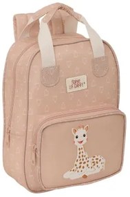 Zaino Scuola Sophie la Girafe Beige 20 x 28 x 8 cm
