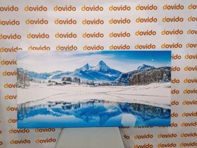 Stampa su tela – Paesaggio innevato nelle Alpi