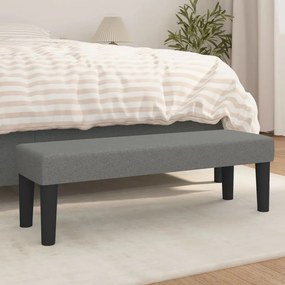 Panca Grigio Scuro 100x30x30 Cm İn Tessuto /