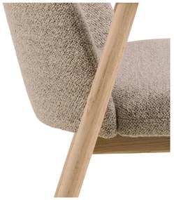 Sedia da pranzo beige Leo - Actona