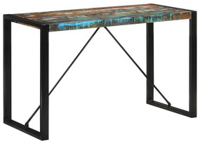 Tavolo Da Pranzo 120x55x76 Cm İn Legno Massello Di Recupero /