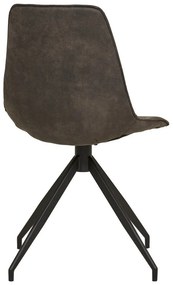 Sedie da pranzo grigie in un set di 2 Monaco - House Nordic