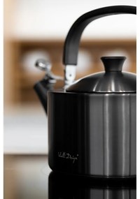 Bollitore nero con stantuffo , 1,5 l Diamante - Vialli Design