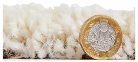 Tappeto bianco e nero Dots, 120 x 170 cm Boho - Think Rugs