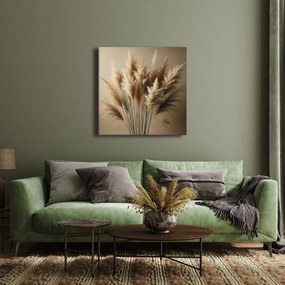 Quadro su tela – Steli delicati di erba pampas