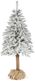 Albero di Natale su tronco NATURAL WITH SNOW 180 cm abete rosso