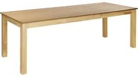 Tavolo da pranzo allungabile Legno chiaro MDF Legno di gomma 160/240 x 90 cm Gambe in legno Piano rettangolare impiallacciato Finitura naturale Cucina minimalista scandinava