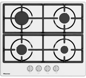 Hisense - GM643XHFCI piano cottura Acciaio inox Da incasso 60 cm Gas 4 Fornello(i)