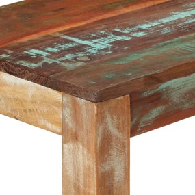 Tavolo consolle 110x35x76 cm in legno massello di recupero