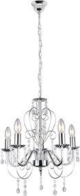 Lampada da soffitto EBT008-5CP CHROME