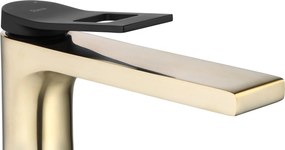 Rubinetto da lavabo REA SOUL Gold mat black High