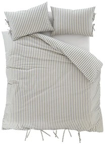 Biancheria da letto blu per letto matrimoniale/per letto esteso 230x220 cm Zanzibar Stripe – Pineapple Elephant